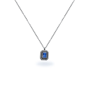 Azure Square Charm