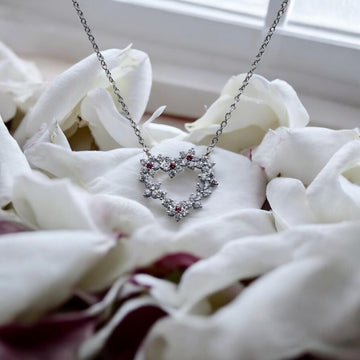 Pink Radiance Heart Pendant