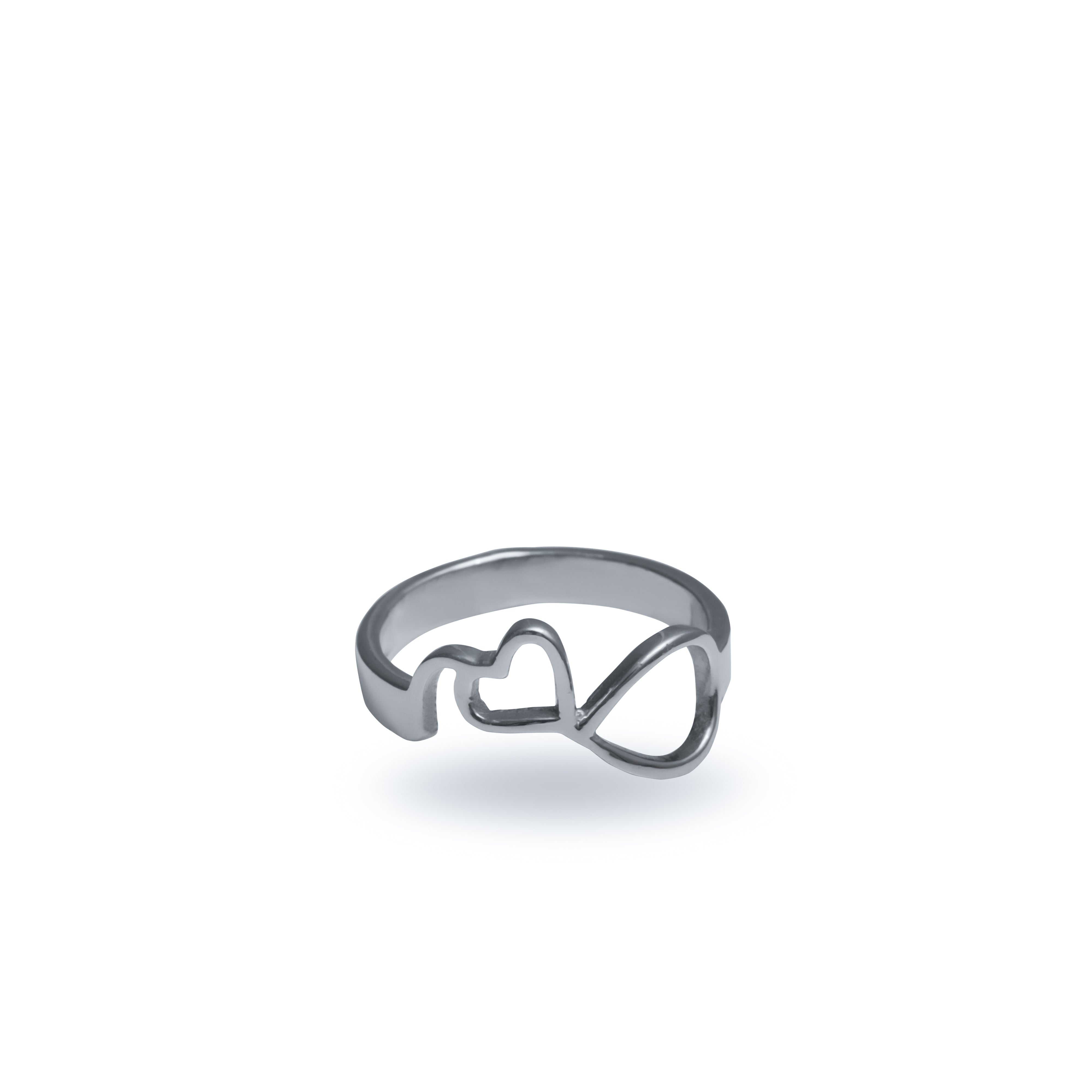 Double Heart Delight Ring