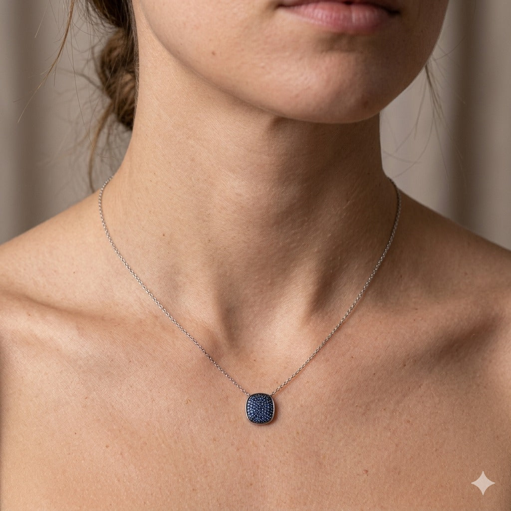 Azure Glow Pendant