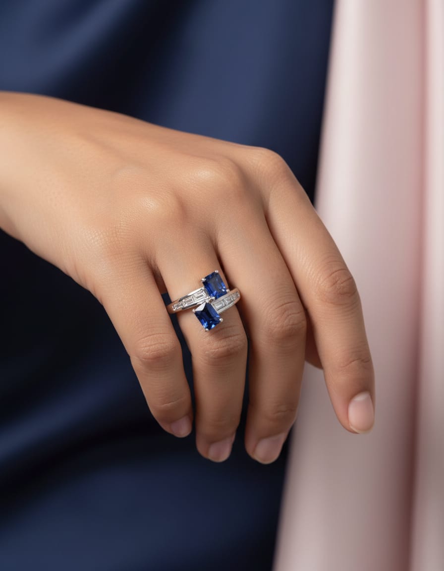 Azure Grace Rings