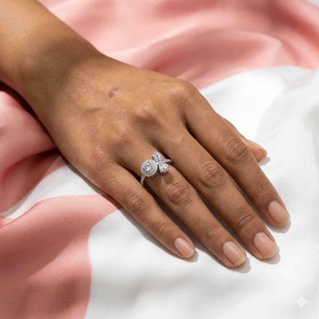 Celestial Halo Bow Ring