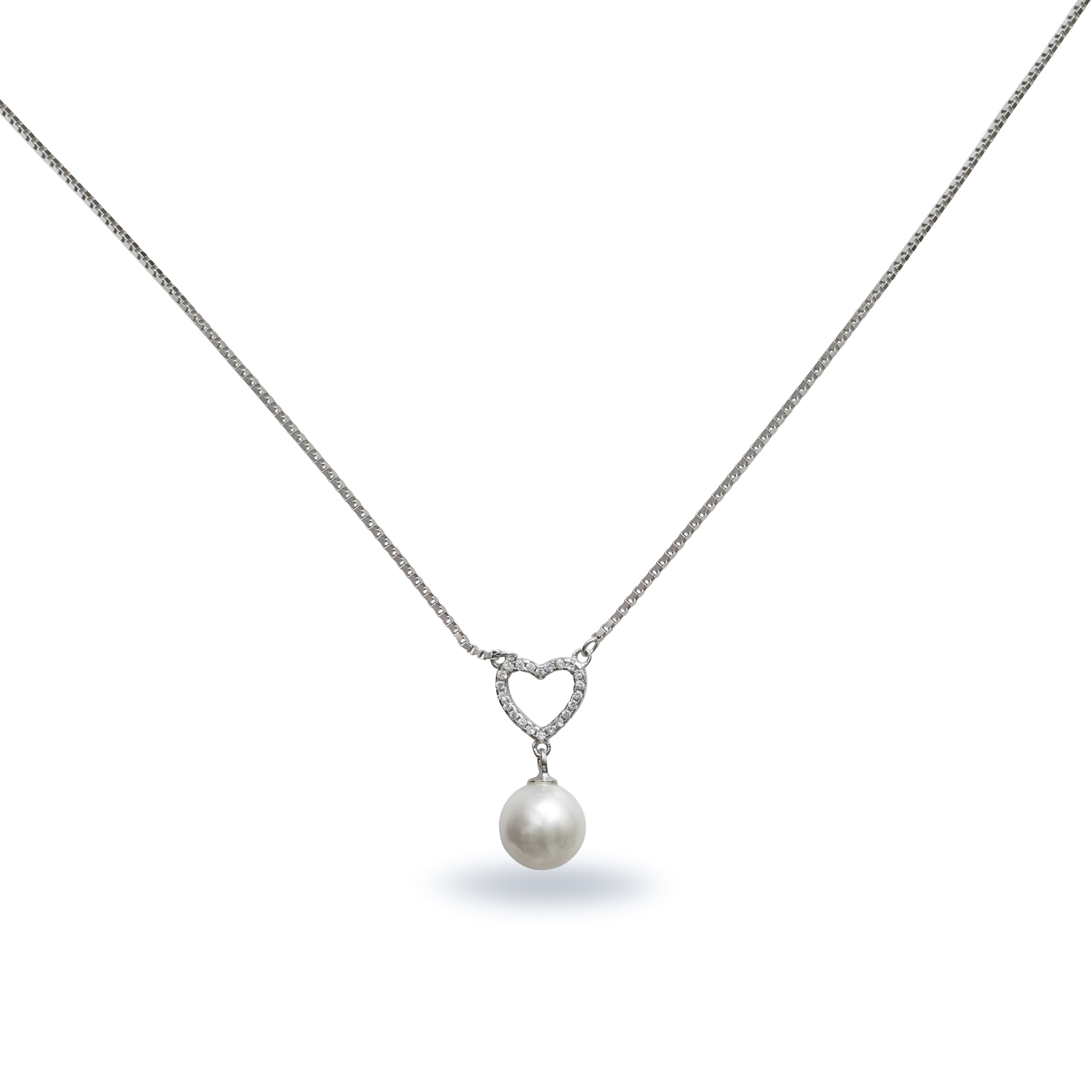 Pearl Heart Whisper Pendant