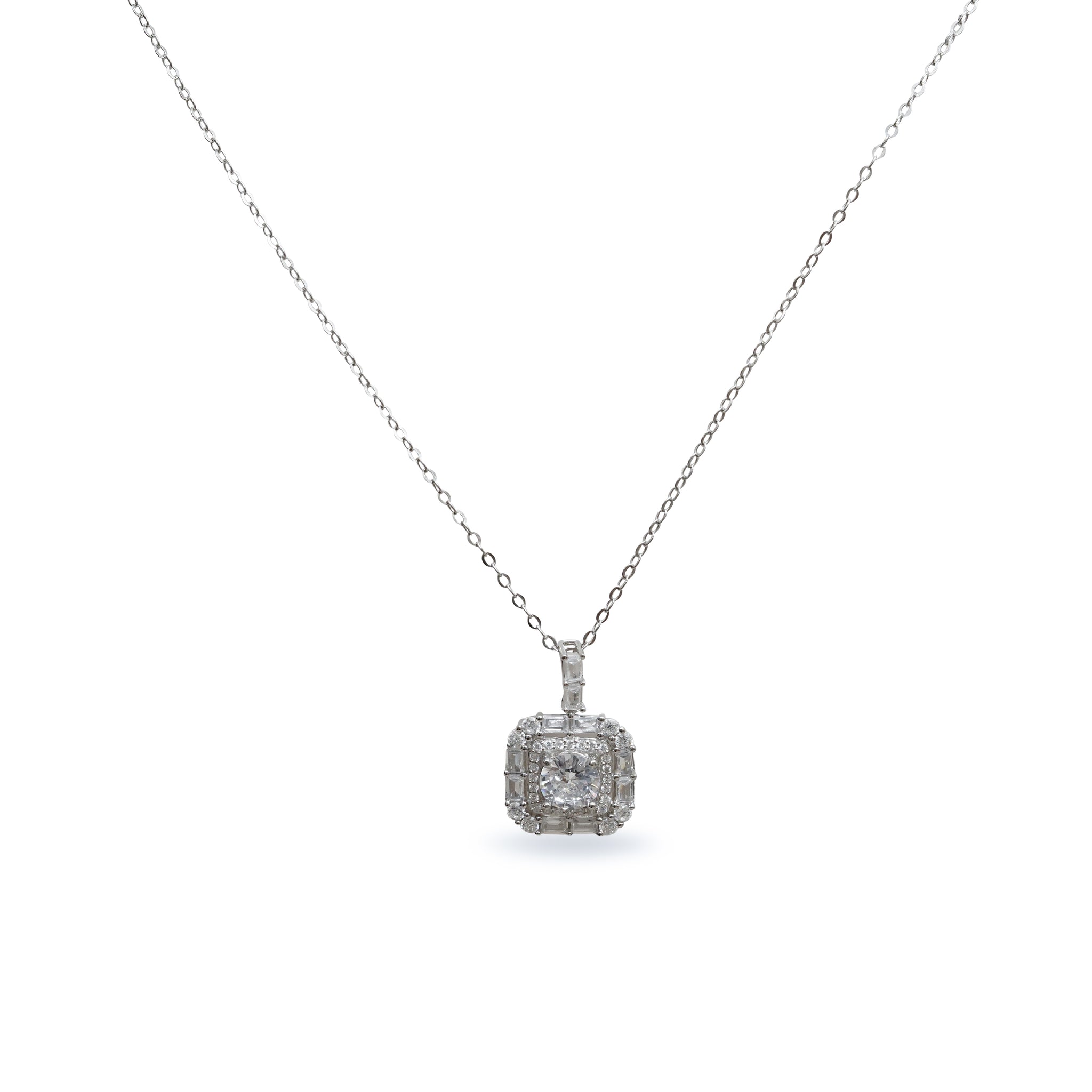 Diamond Square Pendant