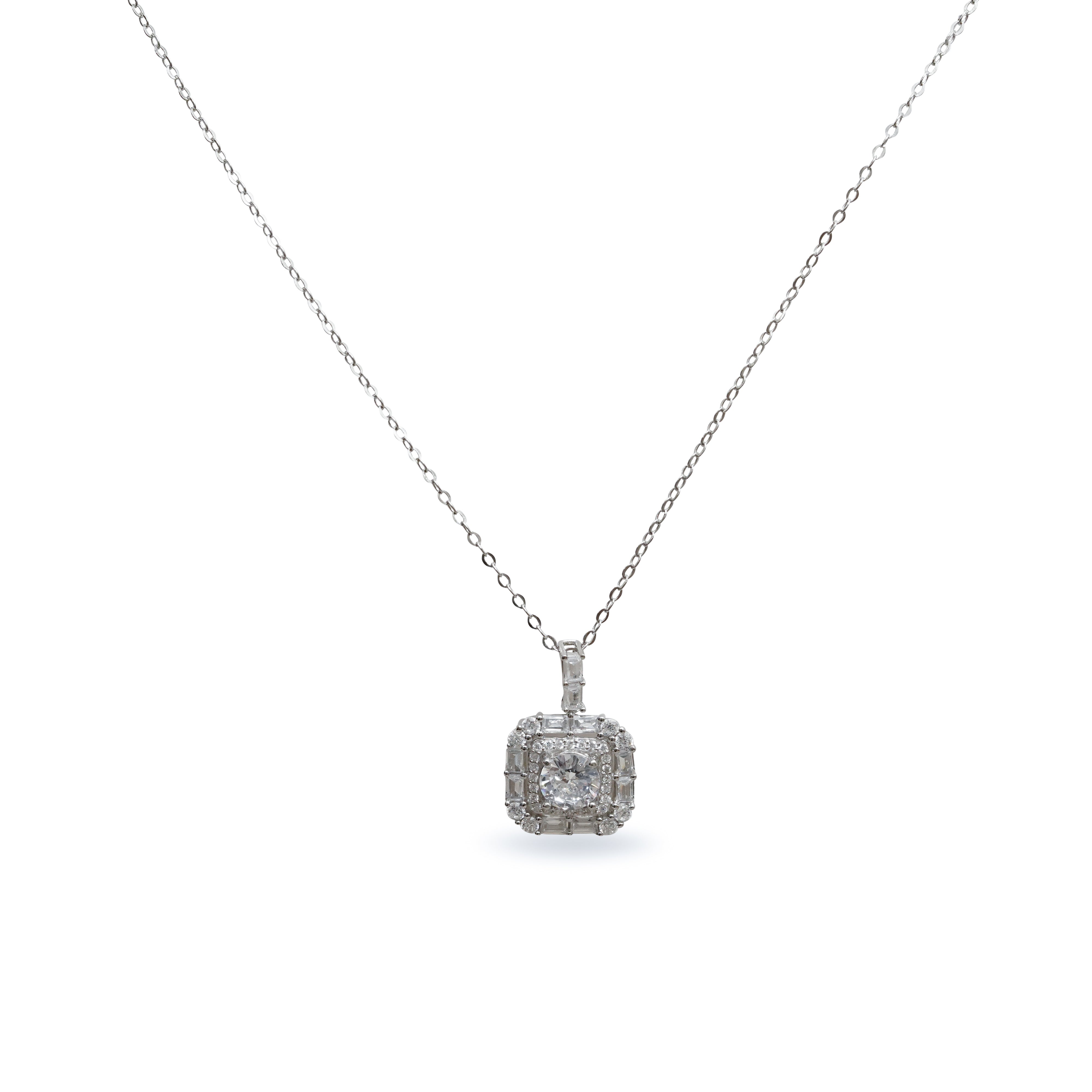 Diamond Square Pendant