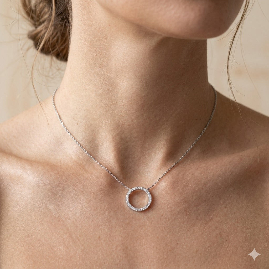 Hollow Circle Elegance Pendant