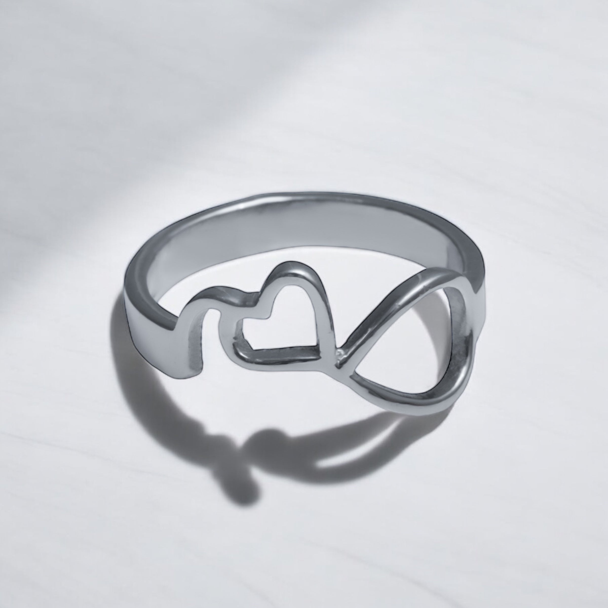 Double Heart Delight Ring