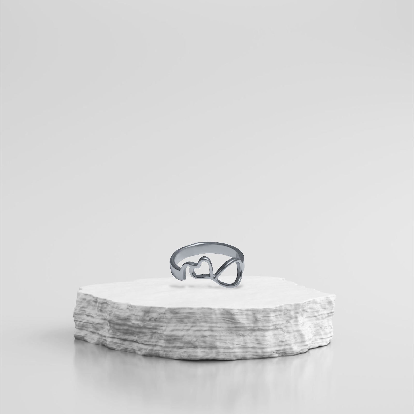 Double Heart Delight Ring