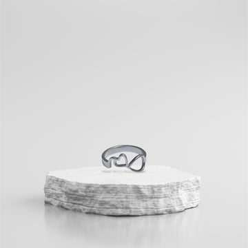 Double Heart Delight Ring