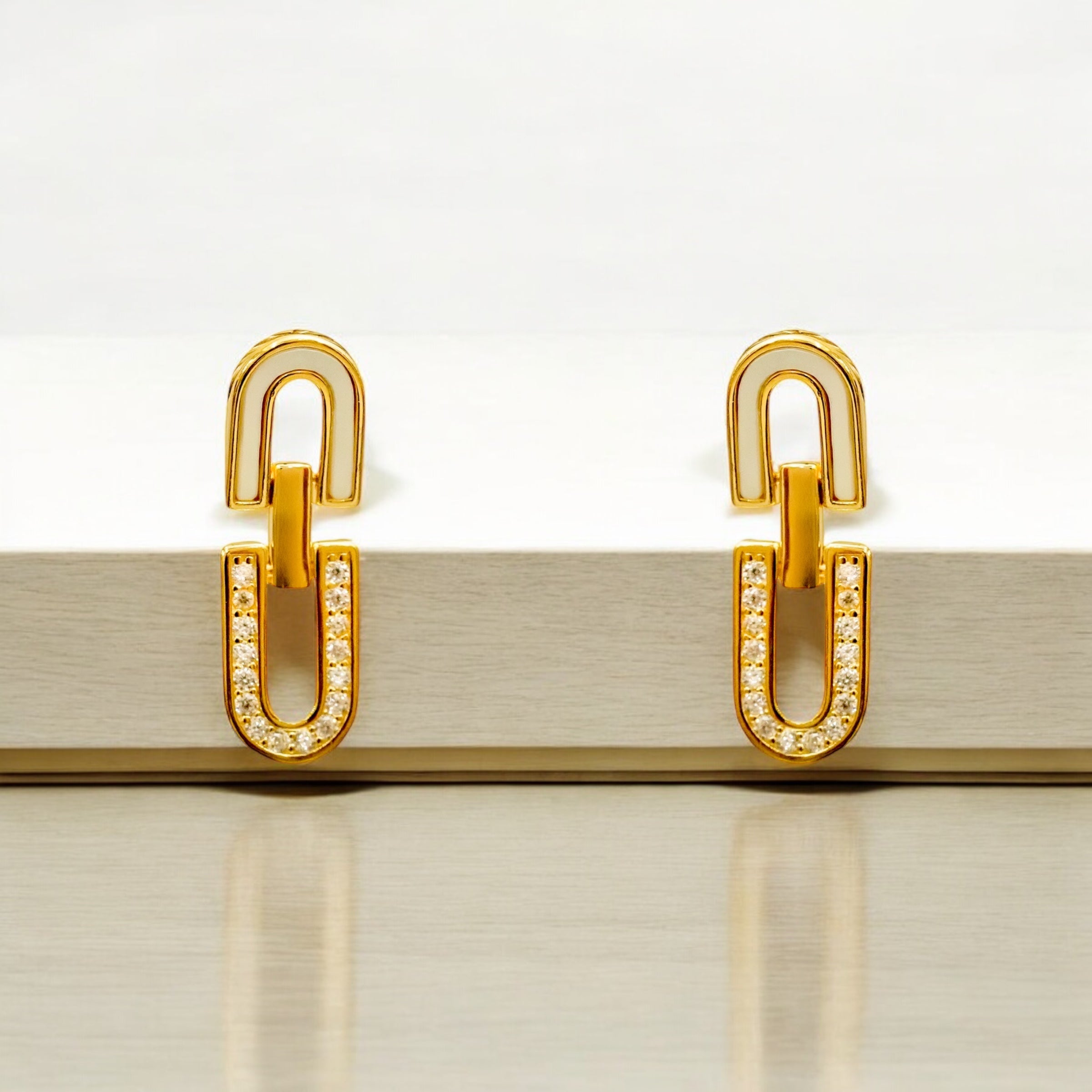 Dual Hoop Glam