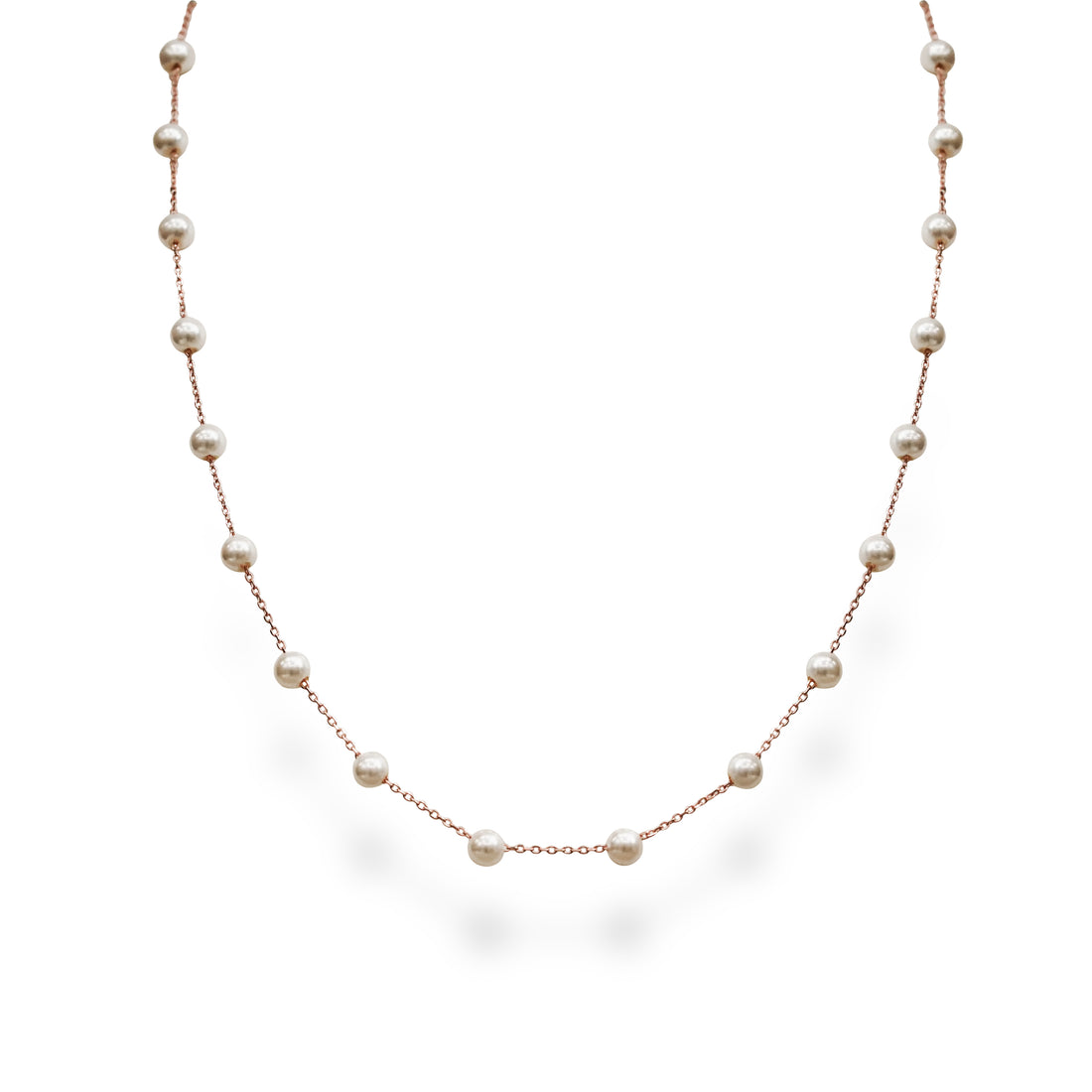 Rose Luxe Pearl Necklace