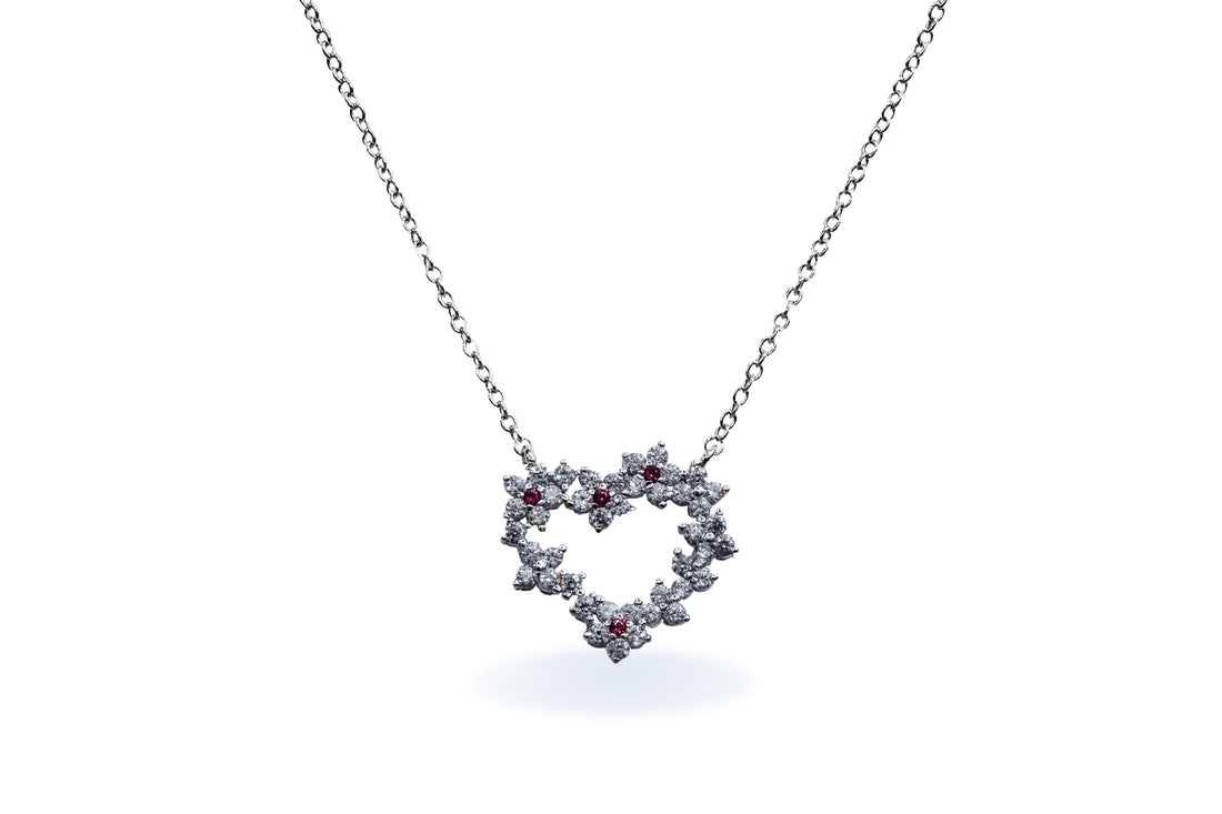 Pink Radiance Heart Pendant
