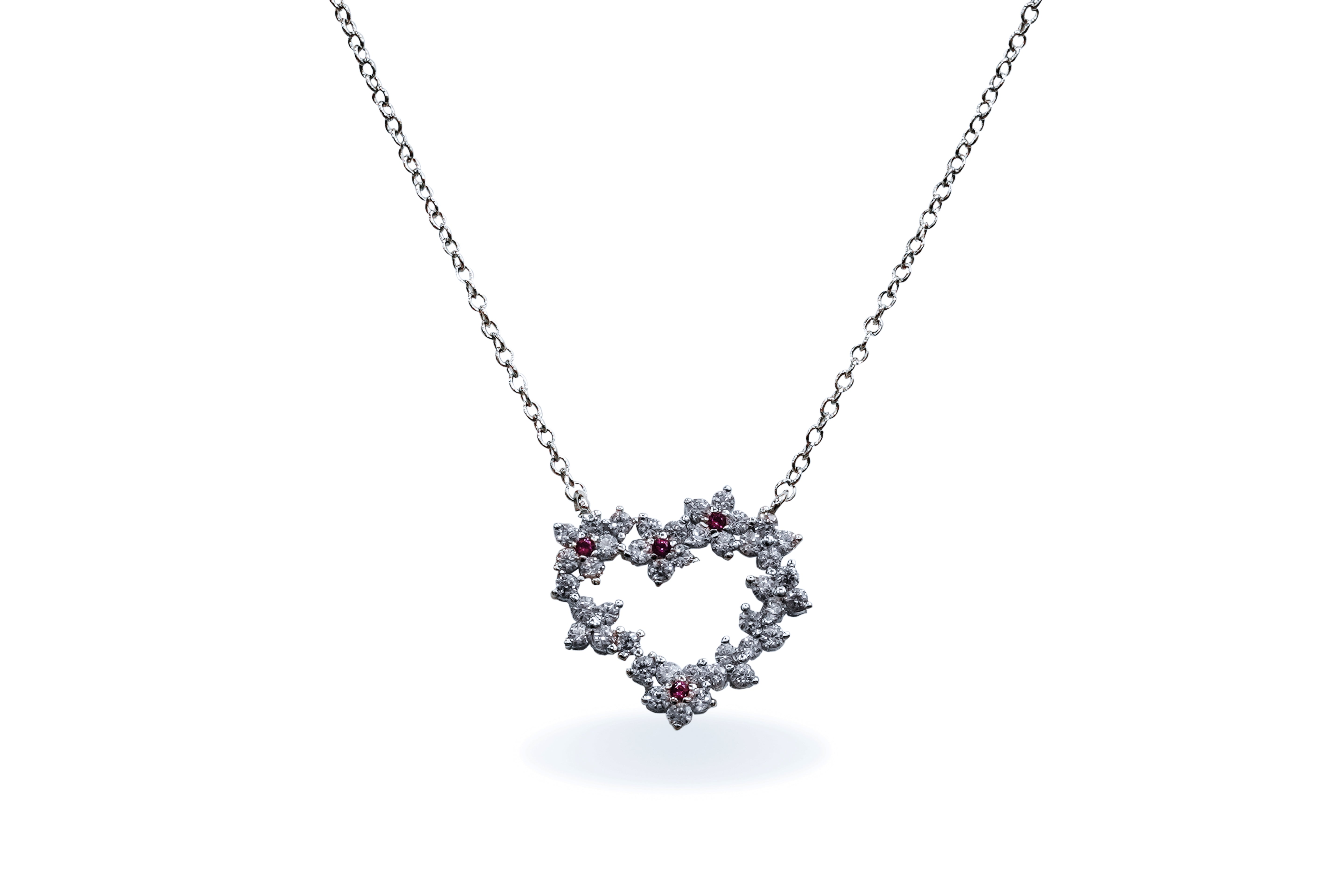 Pink Radiance Heart Pendant