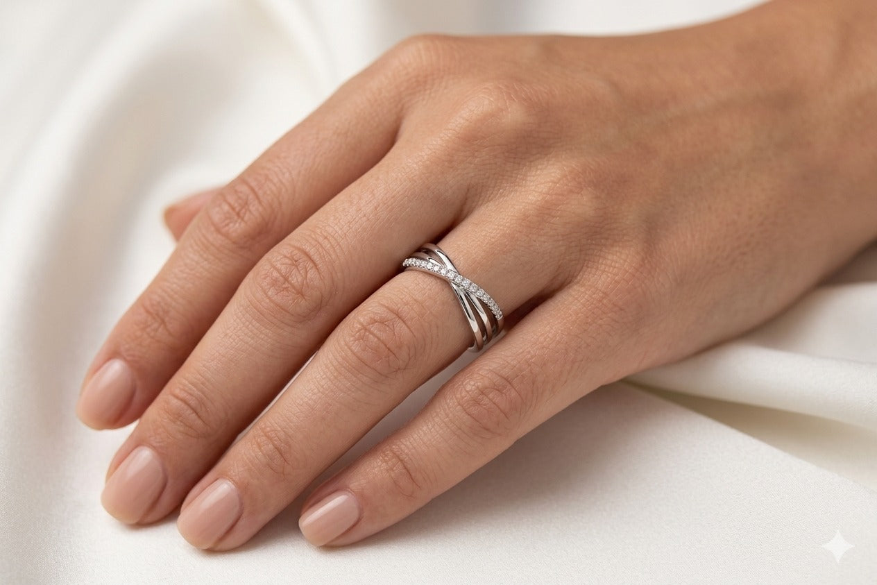 Twisted Twinkle Ring