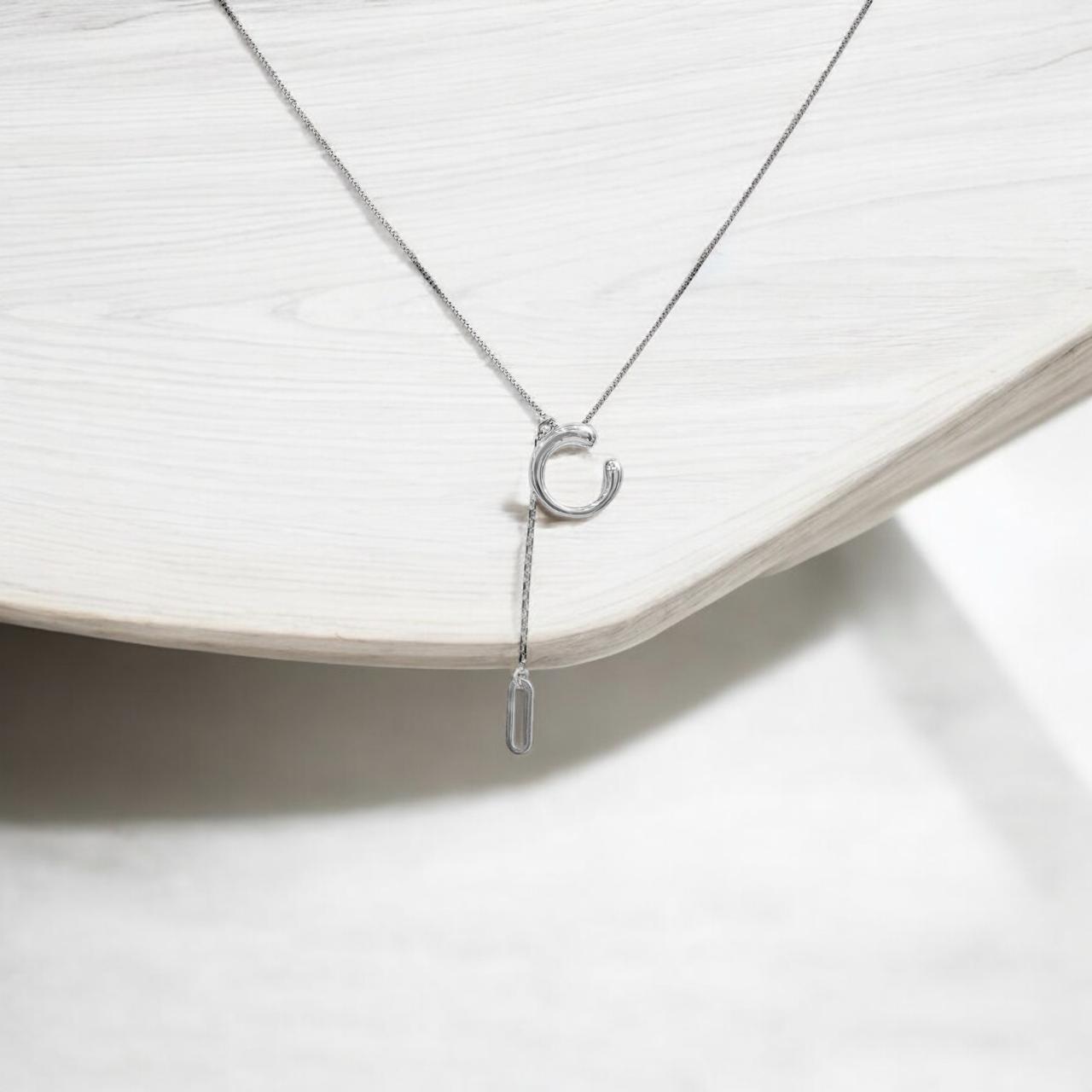 Elegant Crescent Pendant