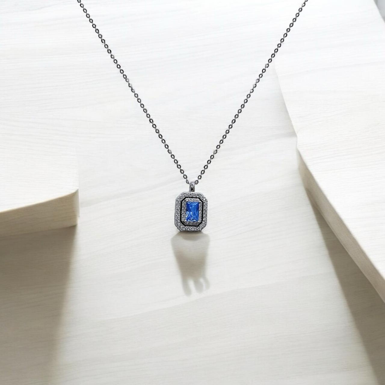 Azure Square Charm