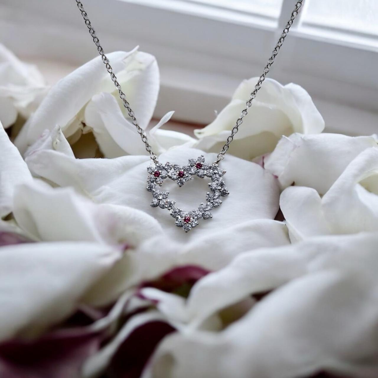 Pink Radiance Heart Pendant