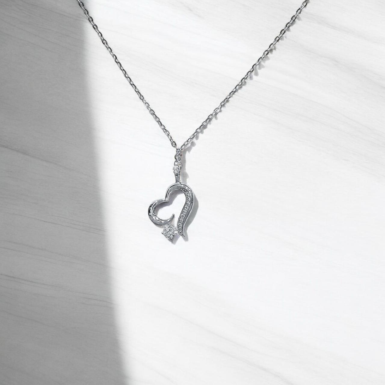 Sparkling Heart Pendant