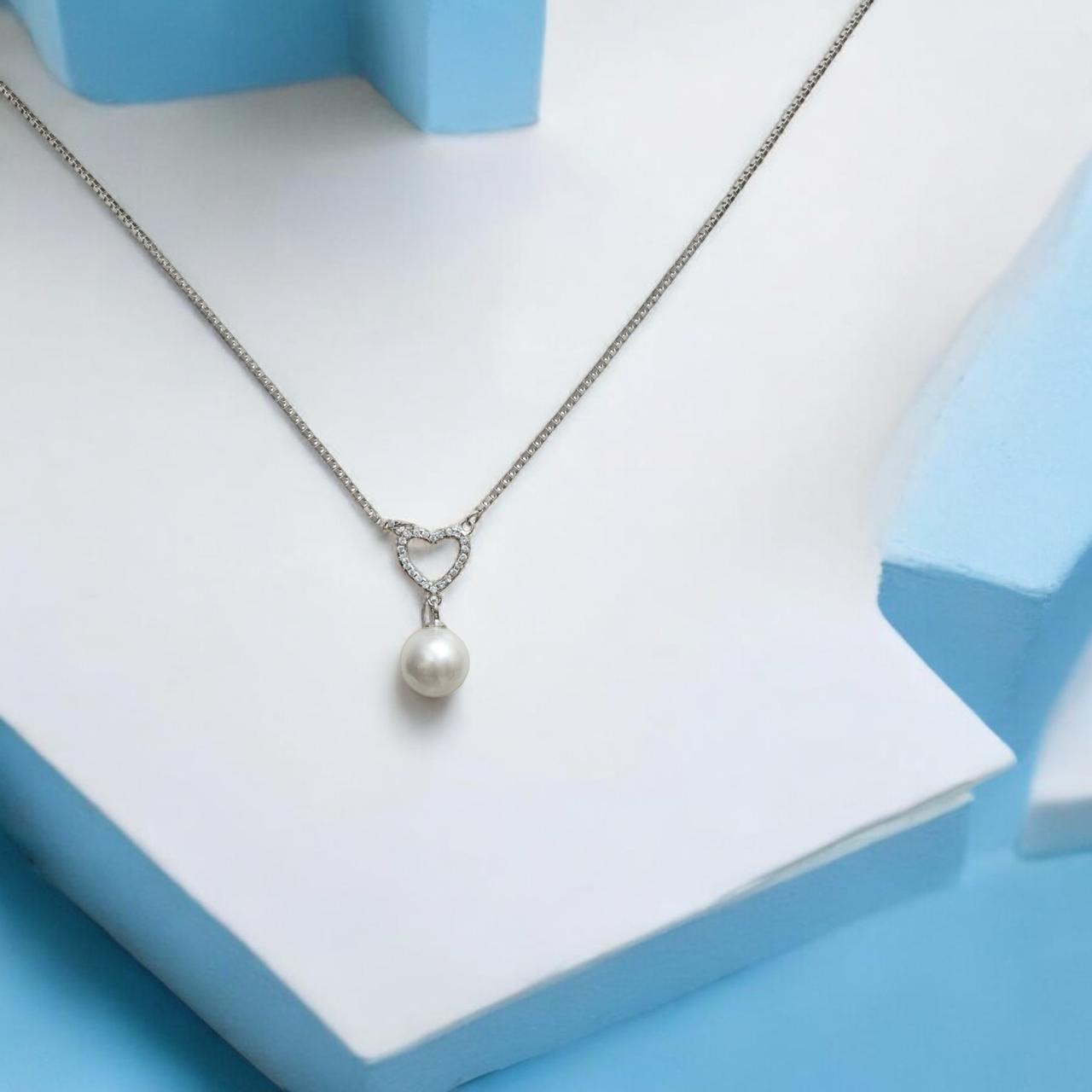 Pearl Heart Whisper Pendant