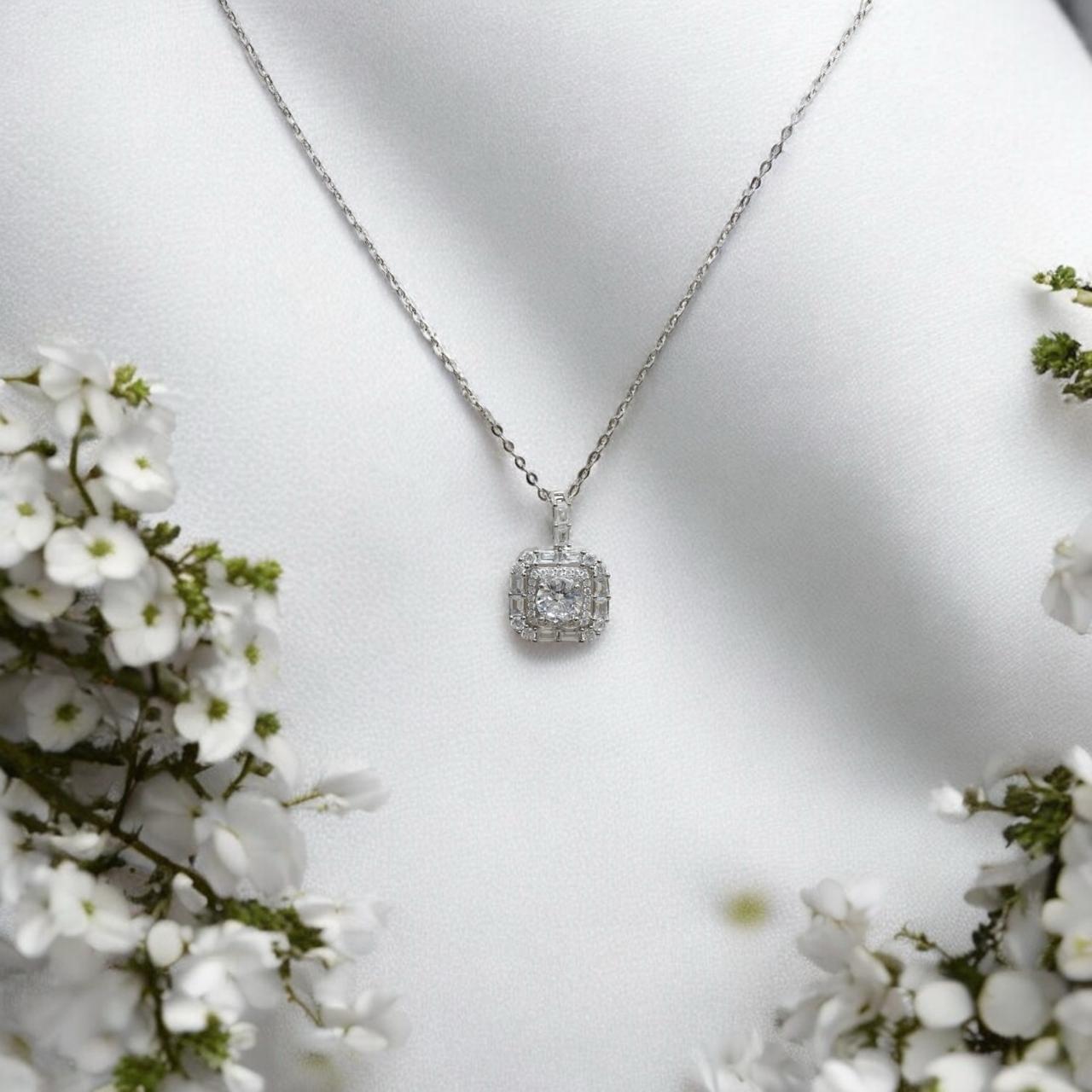 Diamond Square Pendant